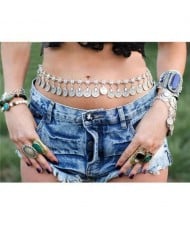 Coin Tassel Retro Fashion Waist Chain Beach Style Long Wholesale Body Chain