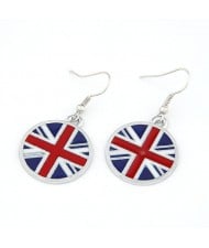 U.K Flag Fashion Earrings