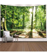 Moss and Forest in the Sun Nordic Fashion Background Cloth Home Wall Decorational Tapestry