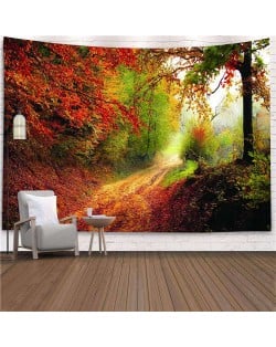 Autumn Mountain Trail Nordic Fashion Background Cloth Home Wall Decorational Tapestry