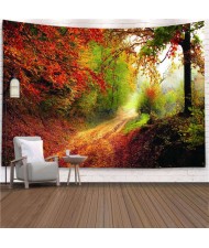 Autumn Mountain Trail Nordic Fashion Background Cloth Home Wall Decorational Tapestry