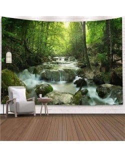 Fantastic Forest Stream Nordic Fashion Background Cloth Home Wall Decorational Tapestry