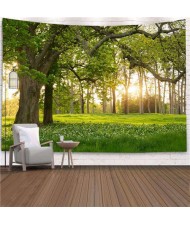 Peaceful Forest Morning Design Nordic Fashion Background Cloth Home Wall Decorational Tapestry