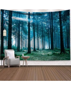 Tranquil Woods Nordic Fashion Background Cloth Home Wall Decorational Tapestry
