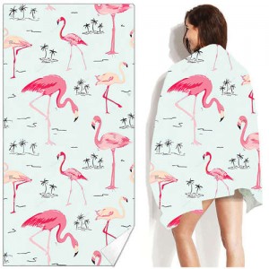 Red Big Bird Bohemian Fashion Wholesale Beach Towel Beach Seat Towel Bath Towel