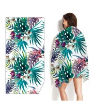 Tropical Flowers and Leaves Bohemian Fashion Wholesale Beach Towel