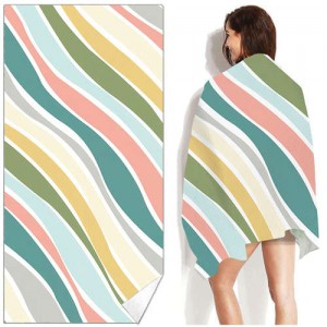 Colorful Stripes Bohemian Fashion Wholesale Beach Towel Bath Towel