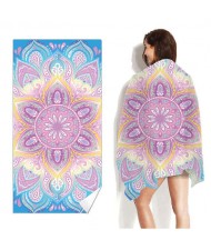 Vintage Bohemian Fashion Folk Style Flower Pattern Wholesale Beach Towel Bath Towel