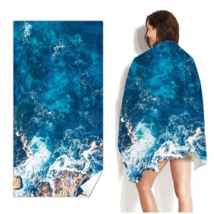 Sea Wave Ocean Fashion Wholesale Beach Towel Bath Towel