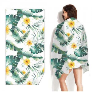 Frangipanis Bohemian Fashion Wholesale Beach Towel Bath Towel