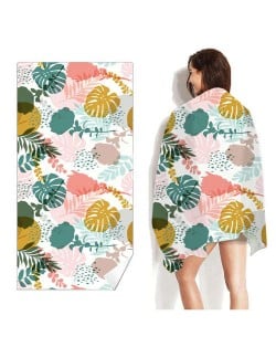 Palm Tree Leaves Bohemian Fashion Wholesale Beach Towel Bath Towel