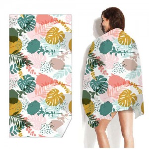 Palm Tree Leaves Bohemian Fashion Wholesale Beach Towel Bath Towel