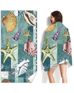 Conch and Starfish Bohemian Fashion Wholesale Beach Towel Bath Towel