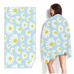 Sunny Flowers Bohemian Fashion Wholesale Beach Towel Bath Towel