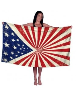 Unique Design USA Flag Wholesale Beach Towel Bath Towel