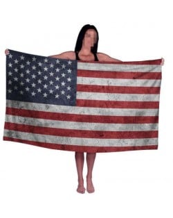 Distressed Effect USA Flag Wholesale Beach Towel Bath Towel