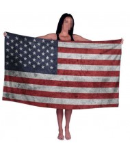 Distressed Effect USA Flag Wholesale Beach Towel Bath Towel