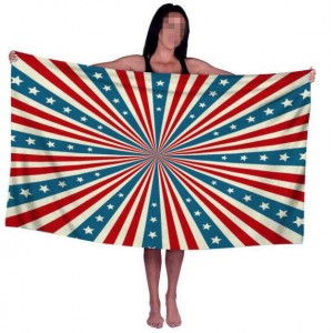 Unique Design Stars and Strips Flag Wholesale Beach Towel Bath Towel