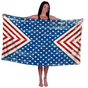 Creative Style Strips and Stars Flag Wholesale Beach Towel Bath Towel