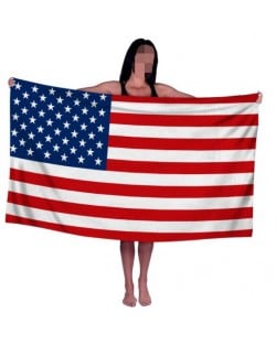 Brand New Effect USA Flag Wholesale Beach Towel Bath Towel