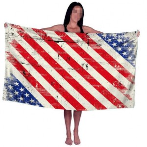 Distressed Effect Stripes and Stars USA Flag Wholesale Beach Towel Bath Towel