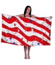 Festival Fashion Stripes and Stars USA Style Flag Wholesale Beach Towel Bath Towel
