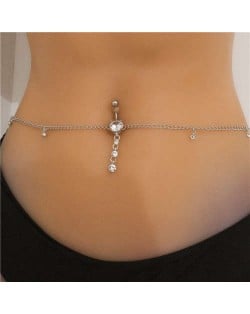 Unique Design Rhinestone Tassel Fashion Wholesale Body Chain Jewelry