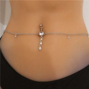 Unique Design Rhinestone Tassel Fashion Wholesale Body Chain Jewelry