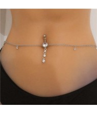 Unique Design Rhinestone Tassel Fashion Wholesale Body Chain Jewelry