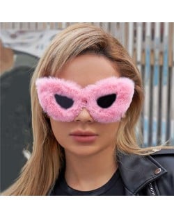 7 Colors Available Plush Frame American Fashion KOL Street Shooting Choice Sunglasses