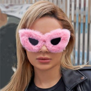 7 Colors Available Plush Frame American Fashion KOL Street Shooting Choice Sunglasses