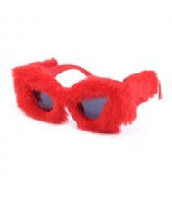 7 Colors Available Plush Frame American Fashion KOL Street Shooting Choice Sunglasses