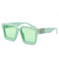 Internet Celebrity Choice Artistic Design Decorated Frame U.S. Popular Fashion Wholesale Sunglasses