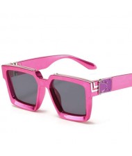 Internet Celebrity Choice Artistic Design Decorated Frame U.S. Popular Fashion Wholesale Sunglasses