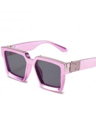 Internet Celebrity Choice Artistic Design Decorated Frame U.S. Popular Fashion Wholesale Sunglasses