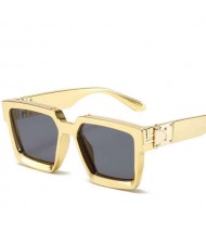 Internet Celebrity Choice Artistic Design Decorated Frame U.S. Popular Fashion Wholesale Sunglasses