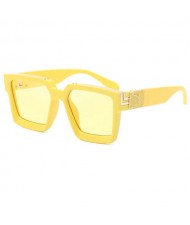 Internet Celebrity Choice Artistic Design Decorated Frame U.S. Popular Fashion Wholesale Sunglasses
