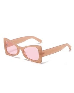 American Fashion Triangle Cat Eye Design Women Wholesale Sunglasses - Pink