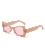 American Fashion Triangle Cat Eye Design Women Wholesale Sunglasses - Pink