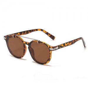 Cool Style Square Shape Thick Frame Fahion Women Wholesale Sunglasses - Leopard
