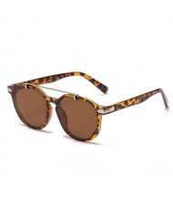 Cool Style Square Shape Thick Frame Fahion Women Wholesale Sunglasses - Leopard