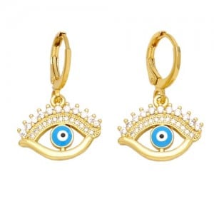 Vintage Classic Eye Design Wholesale Jewelry Bohemian Ethnic Style Dangle Earrings