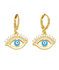 Vintage Classic Eye Design Wholesale Jewelry Bohemian Ethnic Style Dangle Earrings