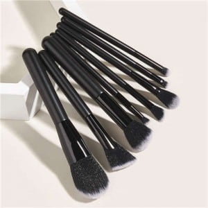 Fashion Beauty Tools 8 pcs Black Color Women Wholesale Makeup Brushes Set