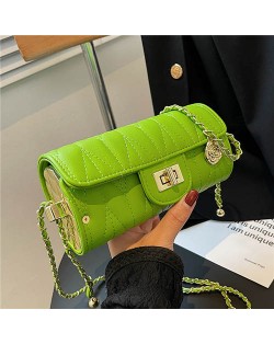Unique Cylinder Design Fashion Wholesale Women Handbag - Green