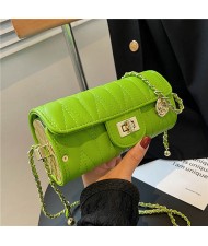 Unique Cylinder Design Fashion Wholesale Women Handbag - Green