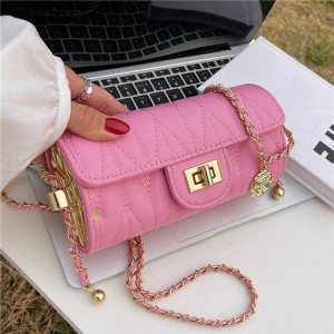 Unique Cylinder Design Fashion Wholesale Women Handbag - Pink