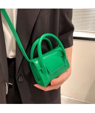 Classic Design Alloy Chain Tassel Decorated Women Mini Wholesale Handbag - Grass