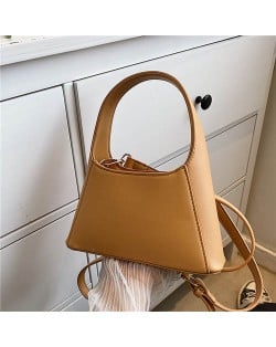 Alphabet A Shape Design Minimalist Fashion Women Wholesale Handbag - Brown