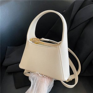 Alphabet A Shape Design Minimalist Fashion Women Wholesale Handbag - White
